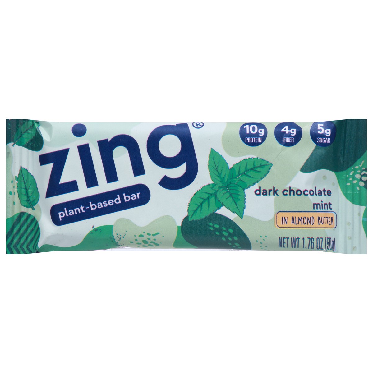 slide 1 of 1, Zing Dark Chocolate Mint Plant-Based Bar 1.76 oz, 1.76 oz