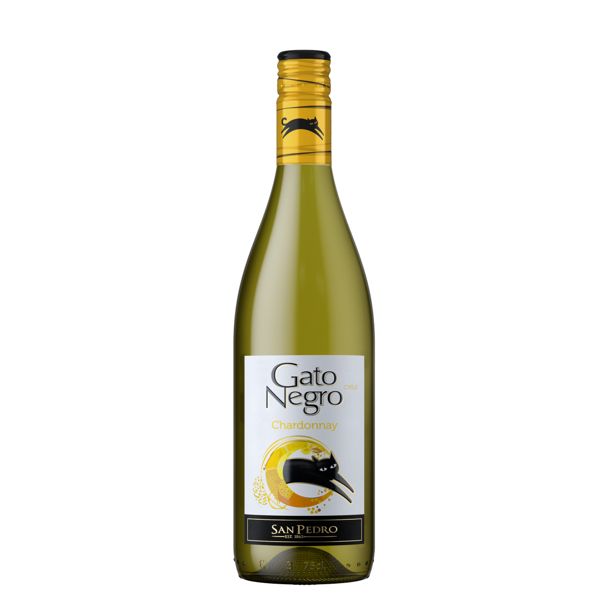 slide 2 of 5, Gato Negro Chardonnay Wine, 750 ml
