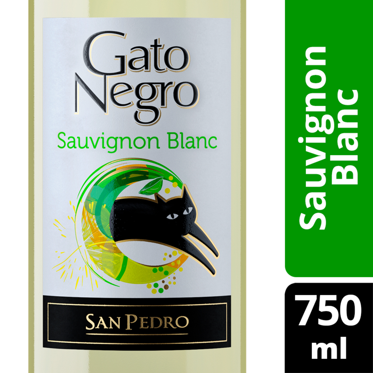 slide 1 of 2, Gato Negro Sauvignon Blanc, 750 ml