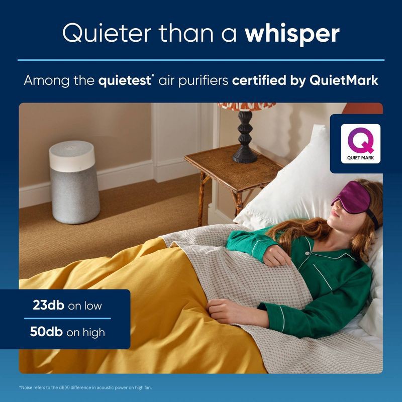 slide 5 of 9, Blueair Pure 311i Max HEPA Air Purifier, 1858 sq. ft. Coverage, Smartphone App Control, Quiet, Energy Star Certified, 1 ct