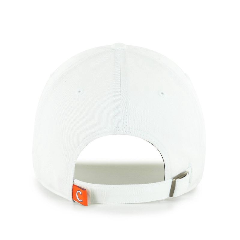 slide 2 of 2, NCAA Clemson Tigers White Clean Up Hat: Cotton Adjustable Baseball Cap, 1 ct