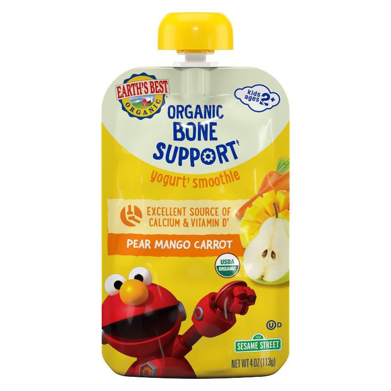slide 1 of 3, Earth's Best Bone Support Pear, Mango and Carrot Baby Meals - 4oz, 4 oz
