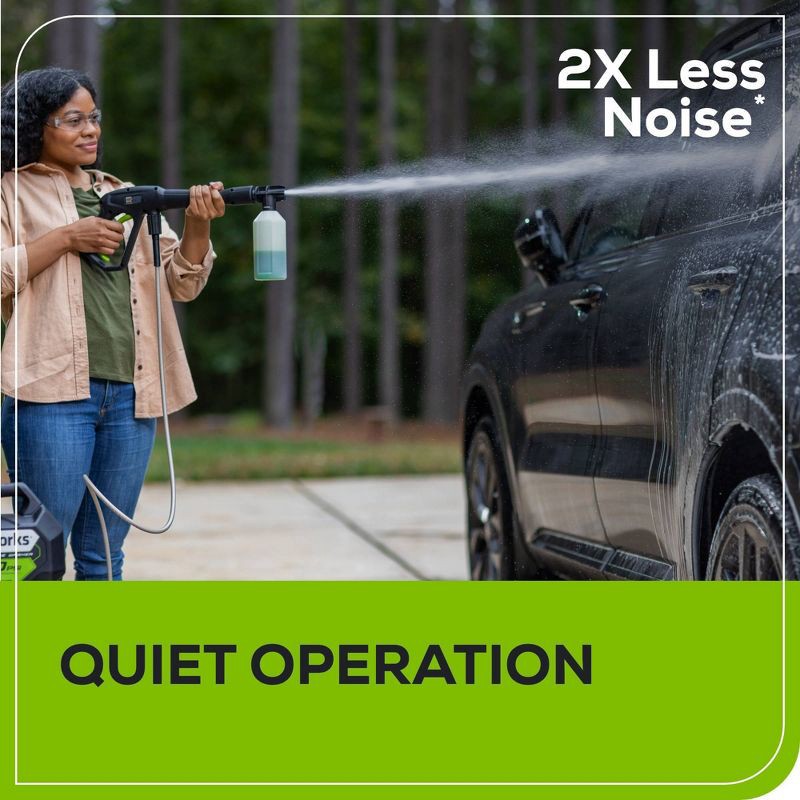 slide 6 of 11, Greenworks 1700 PSI Corded Electric Pressure Washer, 1 ct