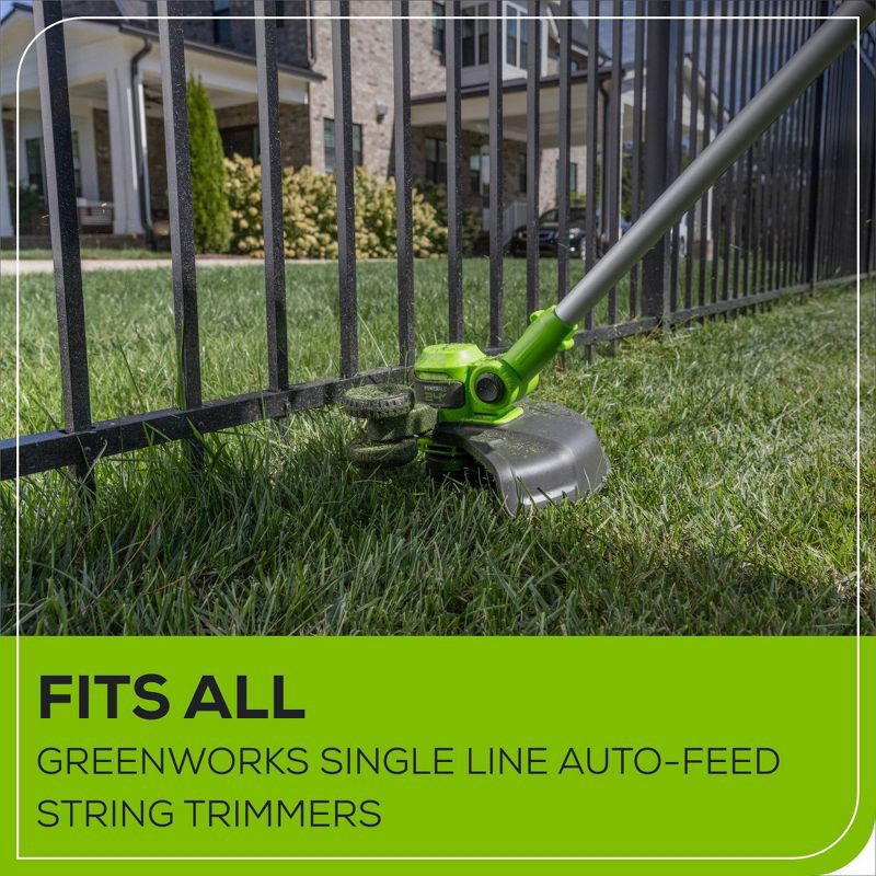 slide 3 of 5, Greenworks .065" Single Line Replacement String Trimmer Spool, 1 ct