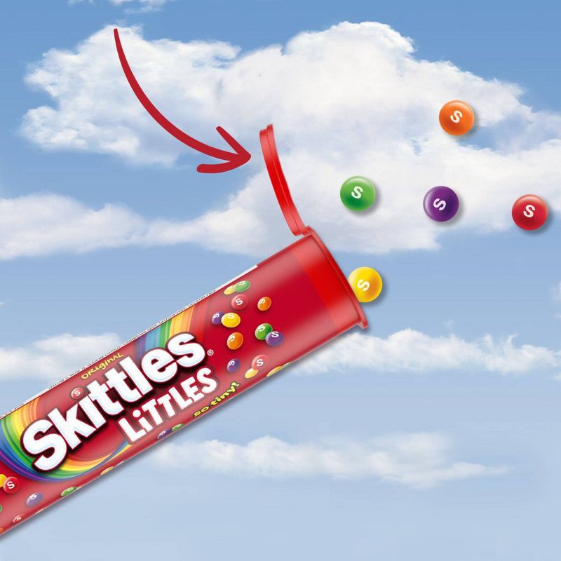 slide 5 of 8, Skittles Skittle Littles Share Size Mega Tube Candy - 1.9oz, 1.9 oz