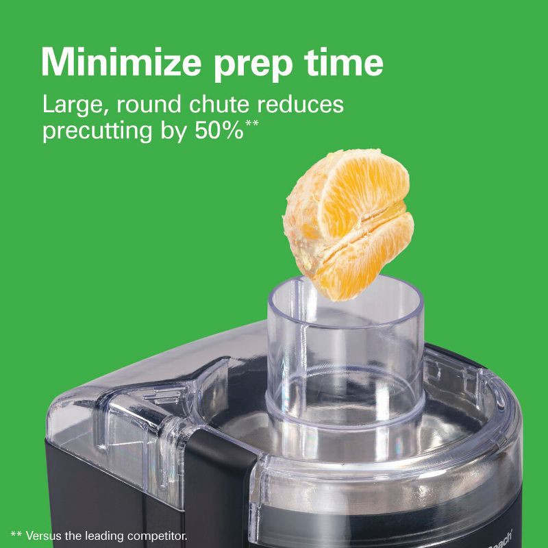 slide 11 of 11, Hamilton Beach HealthSmart Compact Juice Extractor - 67500: 400W Juicer Machine, Dishwasher-Safe, 1-Speed, Black, 1 ct