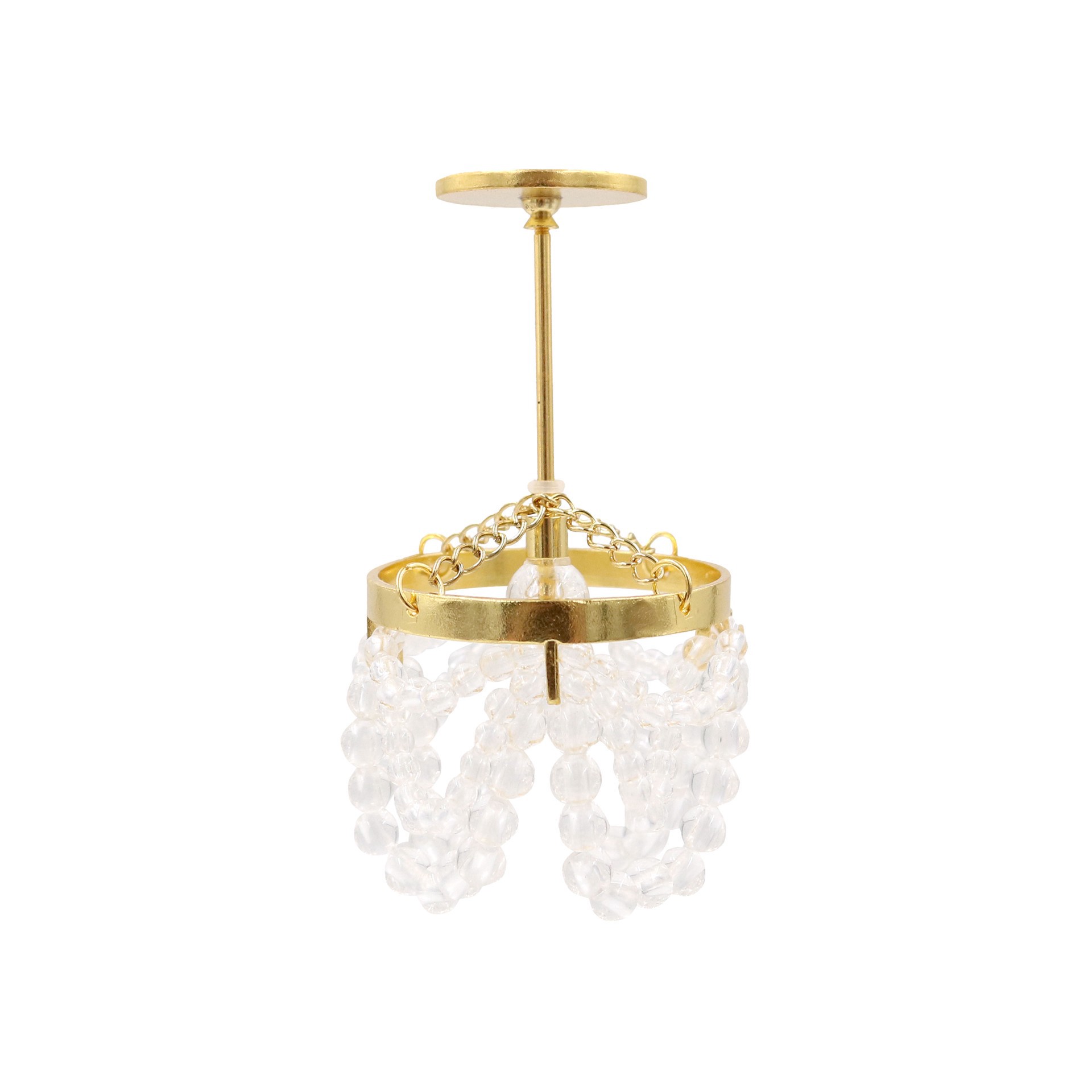 slide 2 of 2, Miniature Gold Chandelier By Make Market, 2.2 in x 3.2 in x 2.6 in