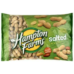Hampton Farms Salted Roasted Peanuts 24 oz
