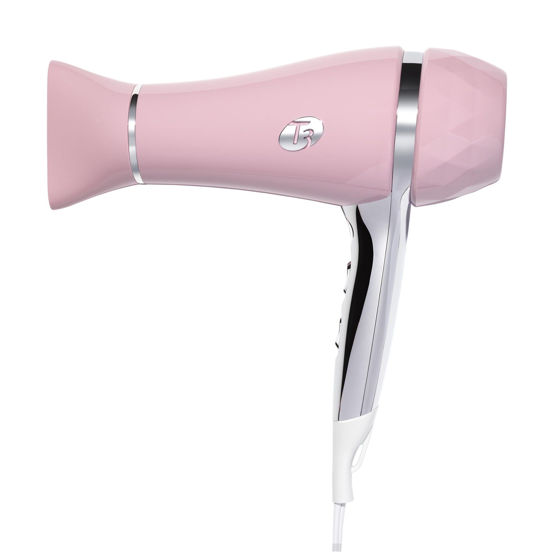 slide 1 of 1, T3 Featherweight 2 Blush & Chrome Hair Dryer, 1 ct