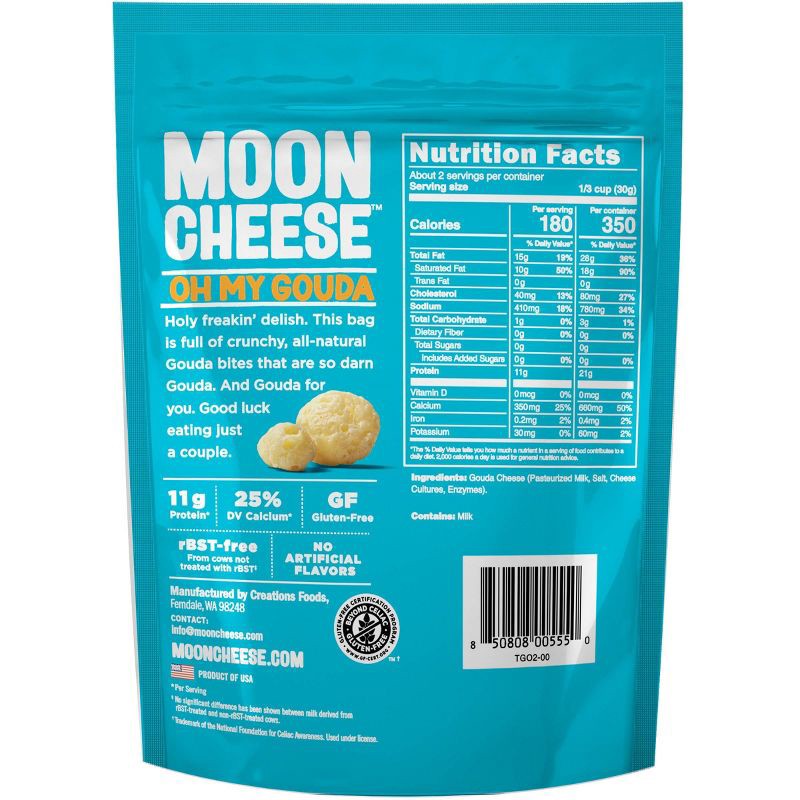 slide 4 of 4, Moon Cheese Oh My Gouda - 2oz, 2 oz