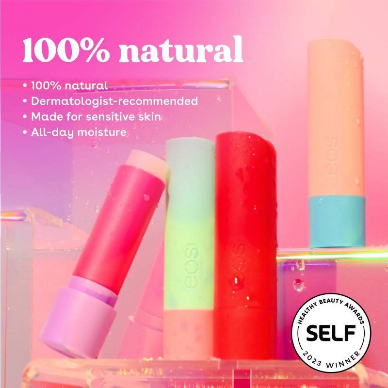 slide 3 of 6, eos 100% Natural Coconut Milk Lip Balm Stick - 2pk, 2 ct