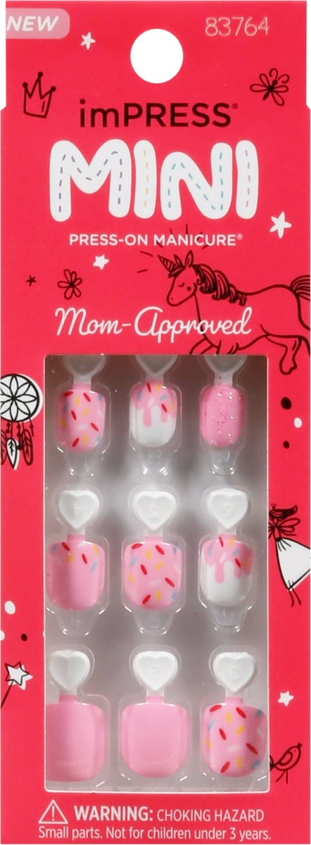 slide 1 of 57, imPRESS MINI Press-on Nails, Super Duper, Short, 20 ct