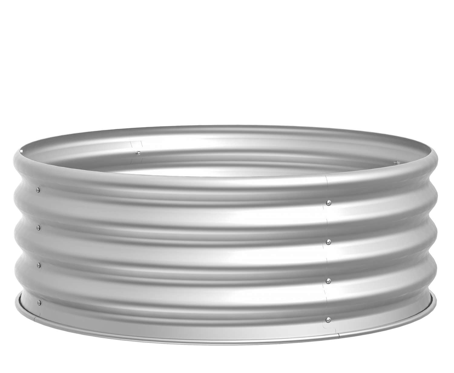 slide 6 of 8, 36" Yellowstone Galvanized Steel Fire Ring, 1 ct