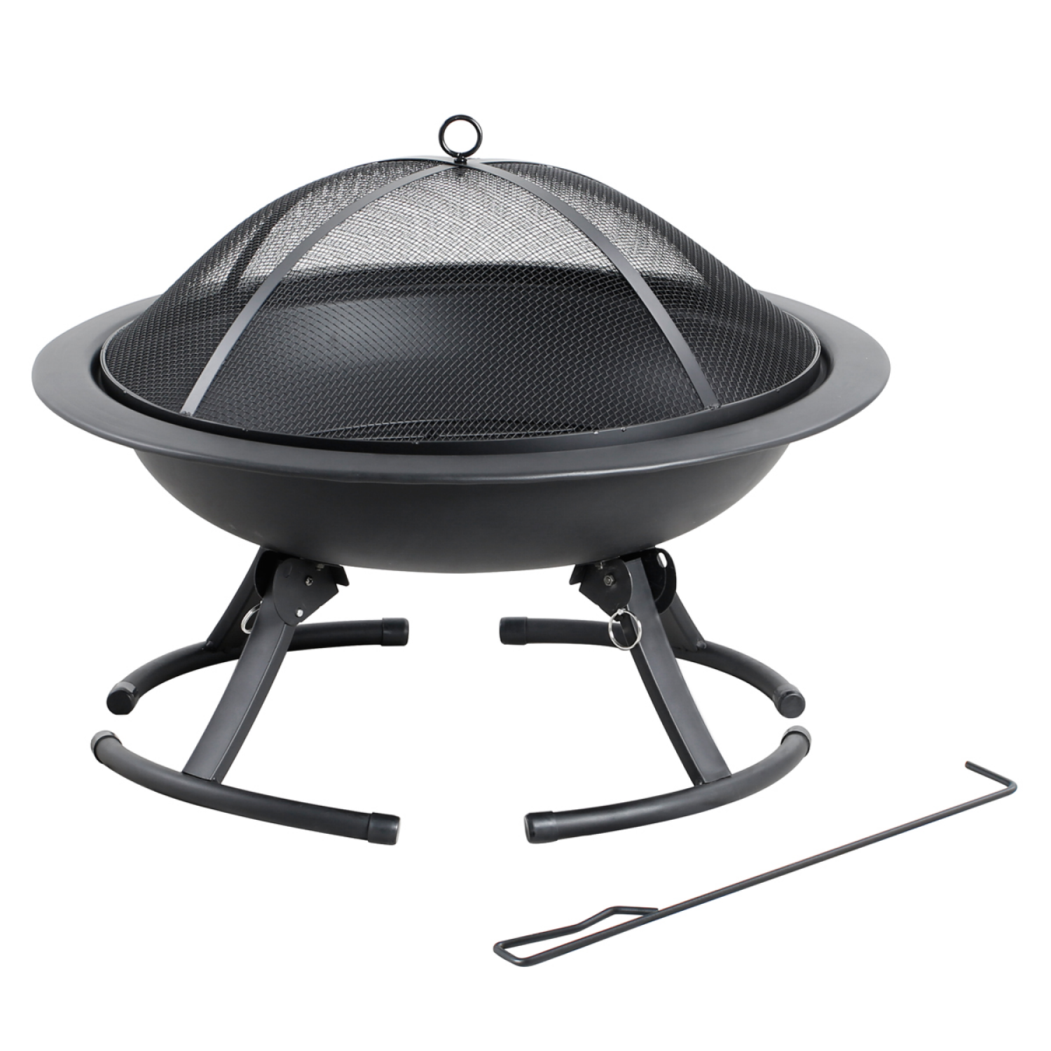 slide 1 of 8, Blue Ridge 26" Portable Fire Pit, dia. 26 in