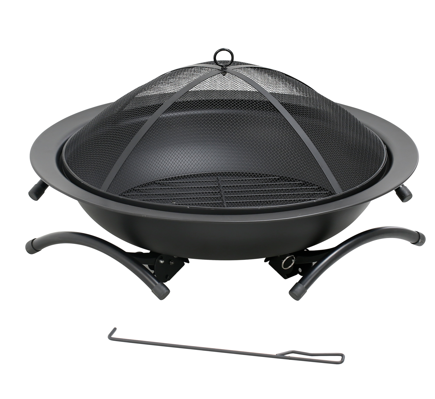 slide 4 of 8, Blue Ridge 26" Portable Fire Pit, dia. 26 in