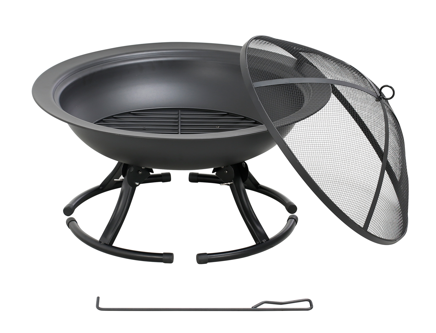 slide 5 of 8, Blue Ridge 26" Portable Fire Pit, dia. 26 in