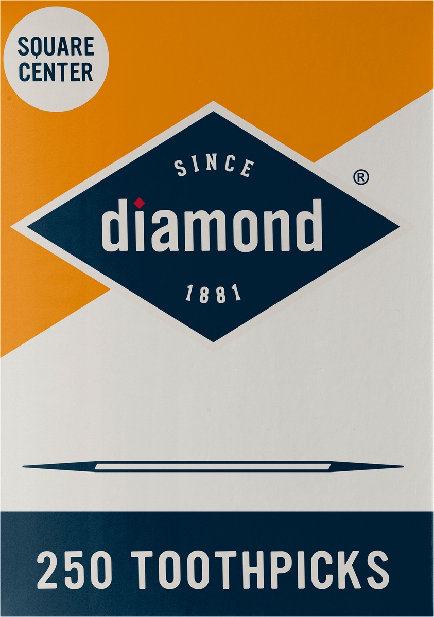 slide 2 of 7, Diamond Toothpicks, Square/Round Tip, 250 ct