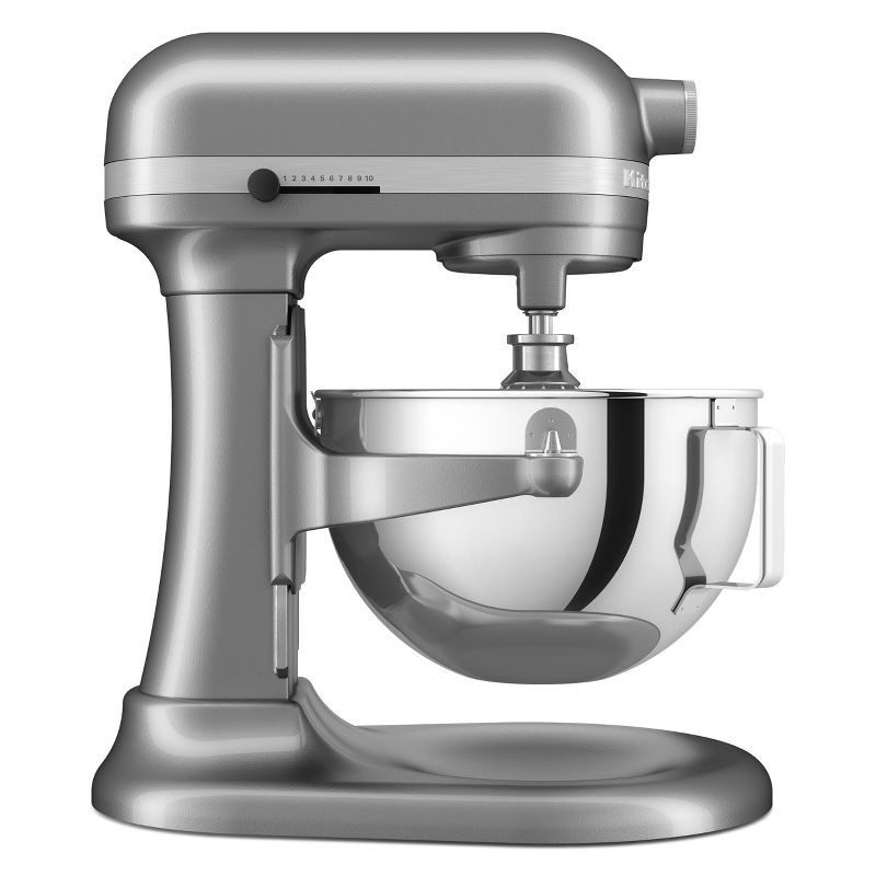 slide 2 of 4, KitchenAid 5.5 Quart Bowl-Lift Stand Mixer - KSM55 - Contour Silver: 11 Speeds, 500W, Stainless Steel, Dishwasher-Safe, 5.5 qt