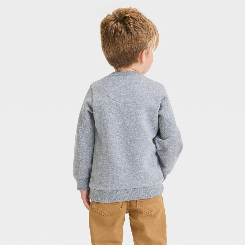 Toddler Bob Marley Printed Pullover Sweatshirt - Gray 12M