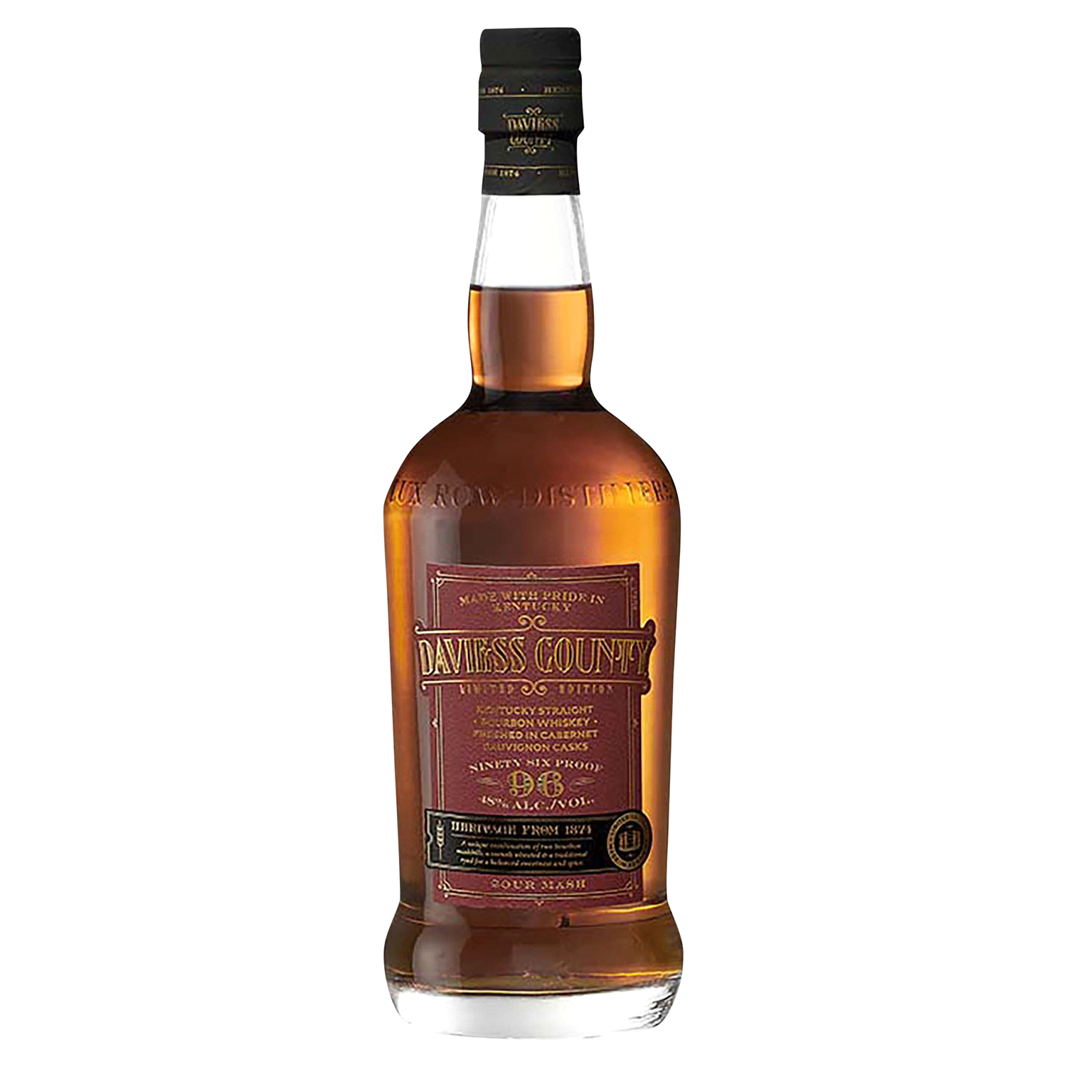 slide 1 of 1, Daviess County Kentucky Straight Bourbon Whiskey Cabernet Sauvignon Finish, 750ML, 750 ml