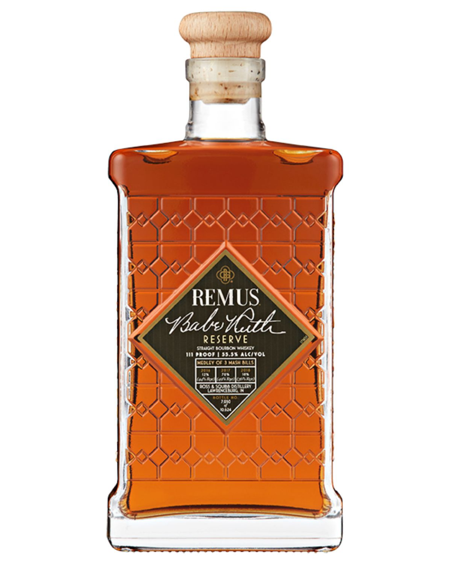 slide 1 of 1, GEORGE REMUS Remus Babe Ruth Reserve Bourbon, 750 mL, 750 ml