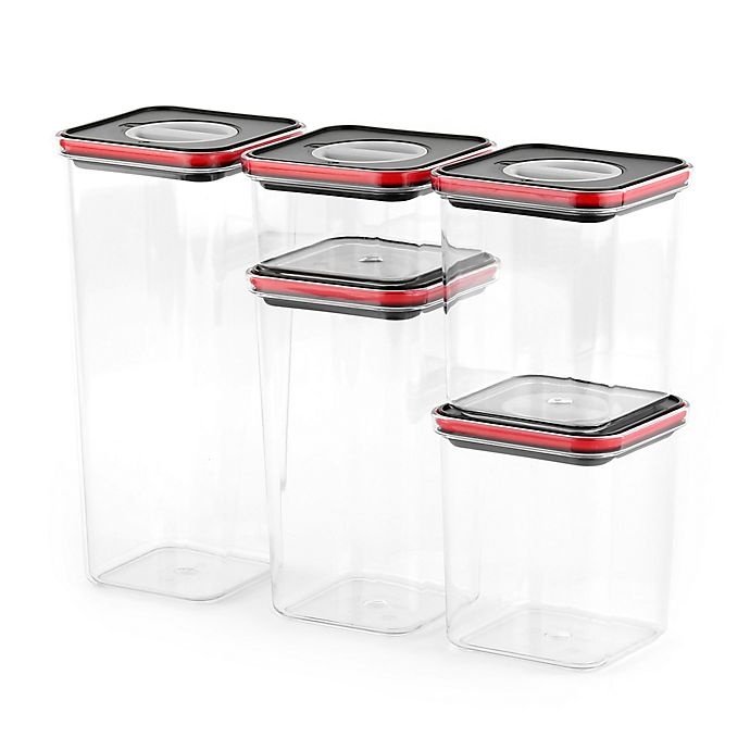 slide 1 of 8, Neoflam Smartseal Airtight Food Storage Bundle - Clear, 5 ct