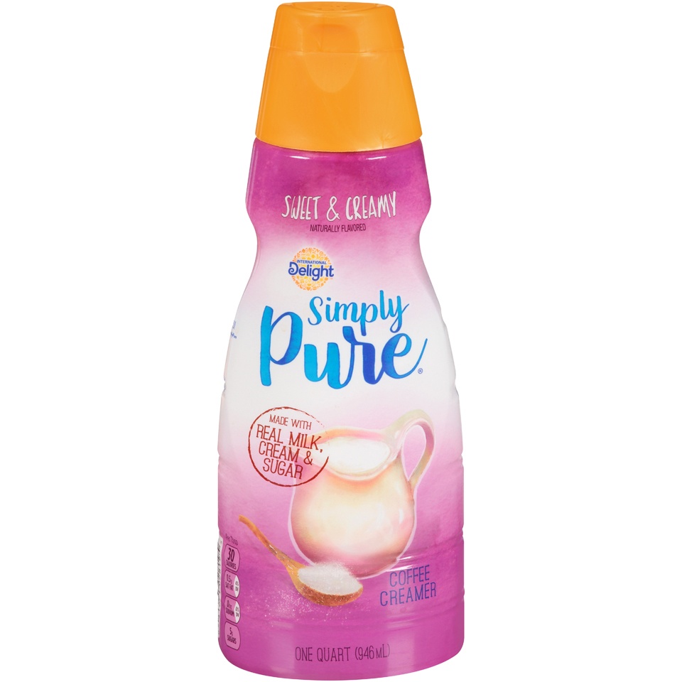 slide 1 of 1, International Delight Simply Pure Sweet Creamy Coffee Creamerbottle, 1 qt