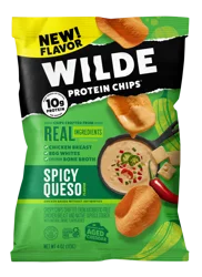 Wilde Spicy Queso Flavor Protein Chips 4 oz