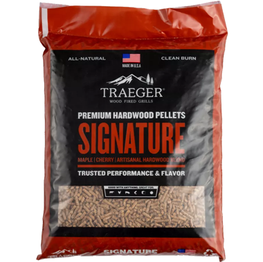 slide 1 of 1, Traeger Signature Pellets 18Lb, 1 ct