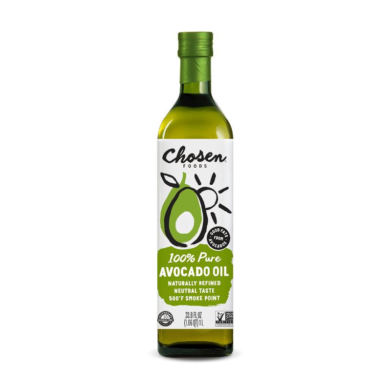 slide 1 of 7, Chosen Foods 100% Pure Avocado Oil - 33.8 fl oz, 33.8 fl oz