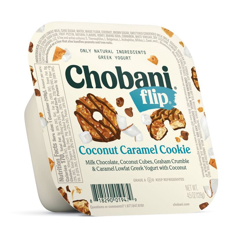 Chobani Flip Coconut Caramel Cookie Greek Yogurt - 4.5oz 4.5 oz | Shipt