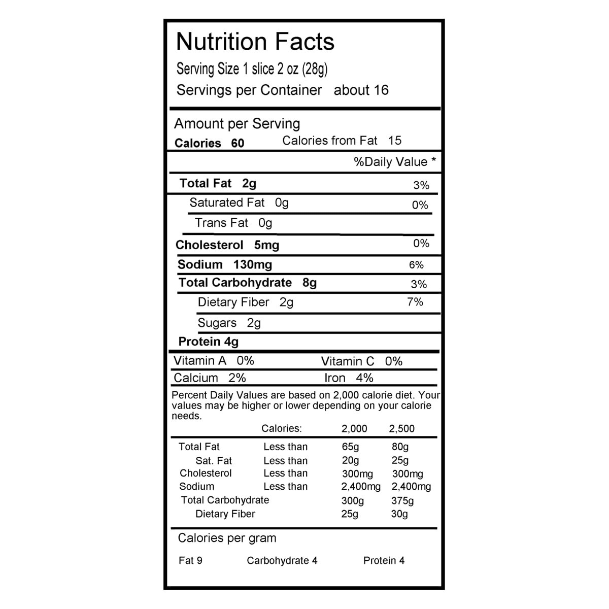 slide 2 of 2, Wildflour Bakehouse Whole Grain Low Carb Bread 1.6 lb, 28 oz