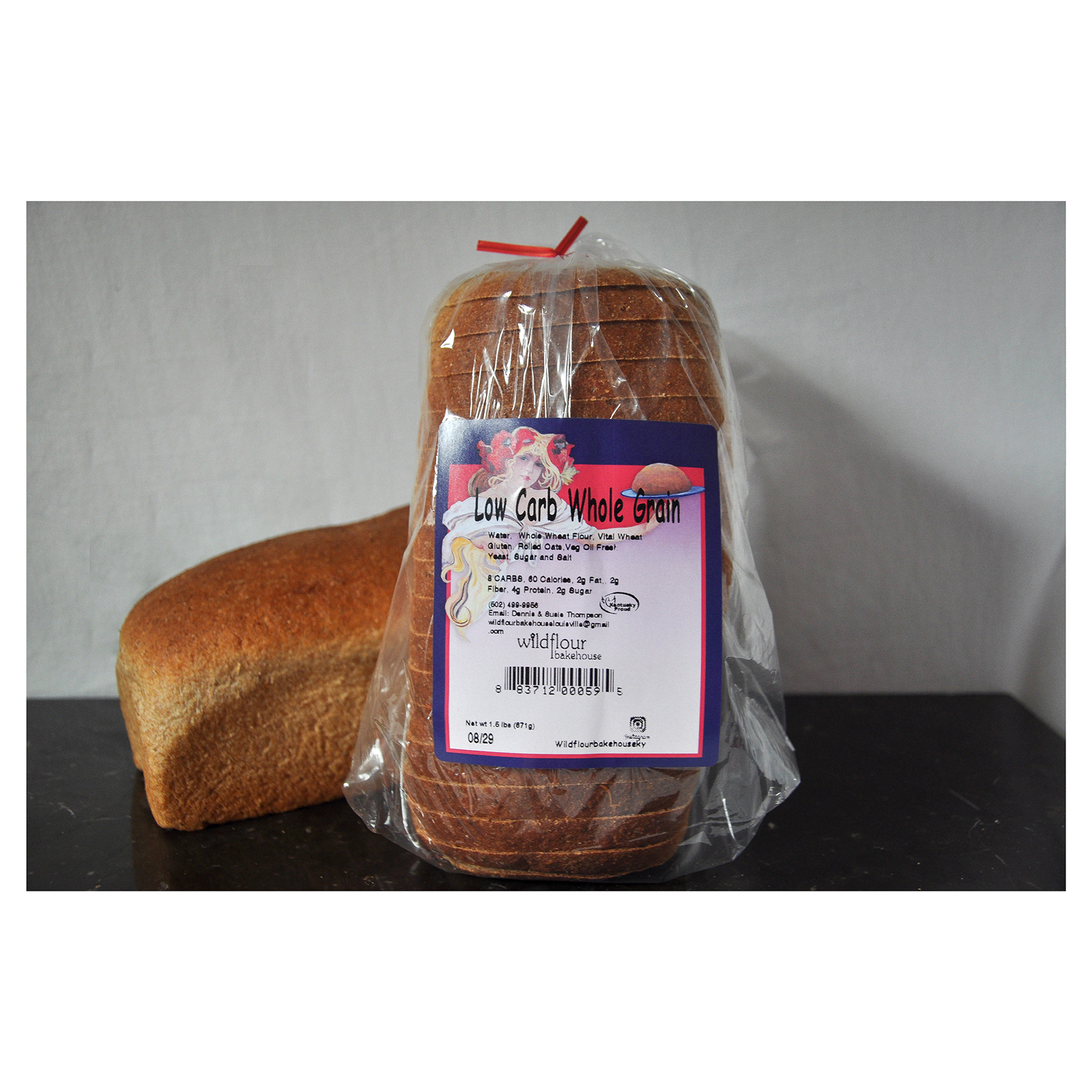 slide 1 of 2, Wildflour Bakehouse Whole Grain Low Carb Bread 1.6 lb, 28 oz