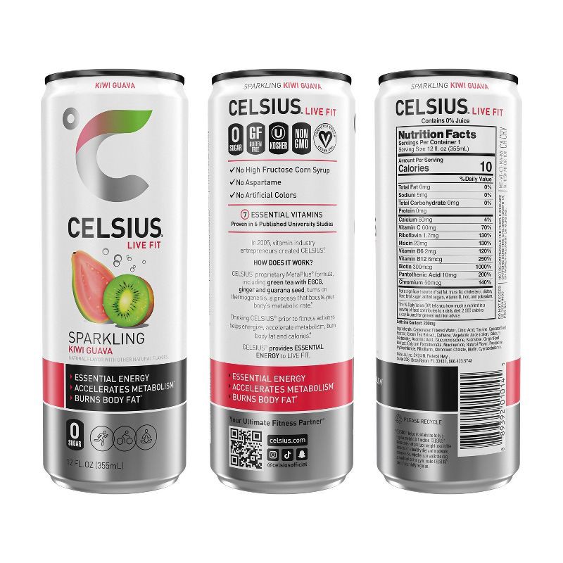 slide 2 of 5, Celsius Variety Pack Energy Drink - 12pk/12 fl oz Cans, 12 ct; 12 fl oz