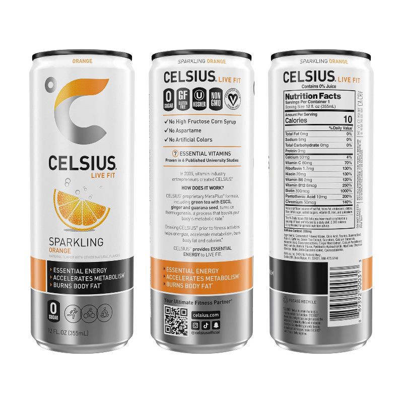 slide 3 of 5, Celsius Variety Pack Energy Drink - 12pk/12 fl oz Cans, 12 ct; 12 fl oz