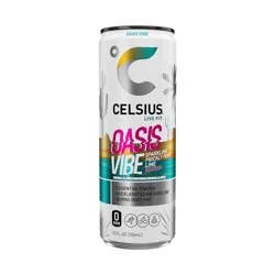 CELSIUS Sparkling Oasis Vibe Functional Energy Drink - 12 fl oz Single Can
