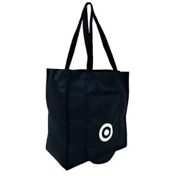 Reusable Bag Foldable Tote Black