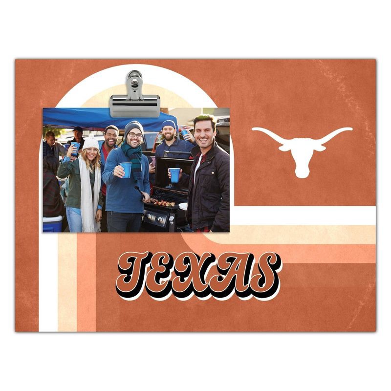 slide 1 of 1, 8'' x 10'' NCAA Texas Longhorns Picture Frame: Holds 4x6 Image, MDF Material, 1 ct
