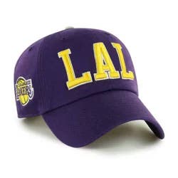 NBA Los Angeles Lakers Clique Hat: Cotton Adjustable Baseball Cap