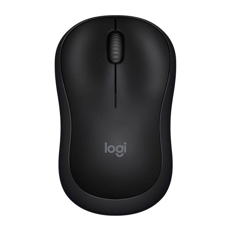 slide 1 of 8, Logitech M240 Wireless Mouse - Black: Bluetooth for Windows, macOS & Chrome OS, 1 ct