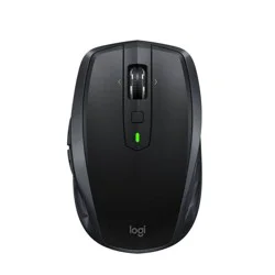 Logitech MX Anywhere 2S Wireless Mouse - Black: Bluetooth, USB-A Compatible