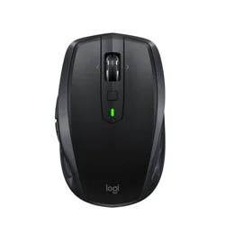 Logitech MX Anywhere 2S Wireless Mouse - Black: Bluetooth, USB-A Compatible