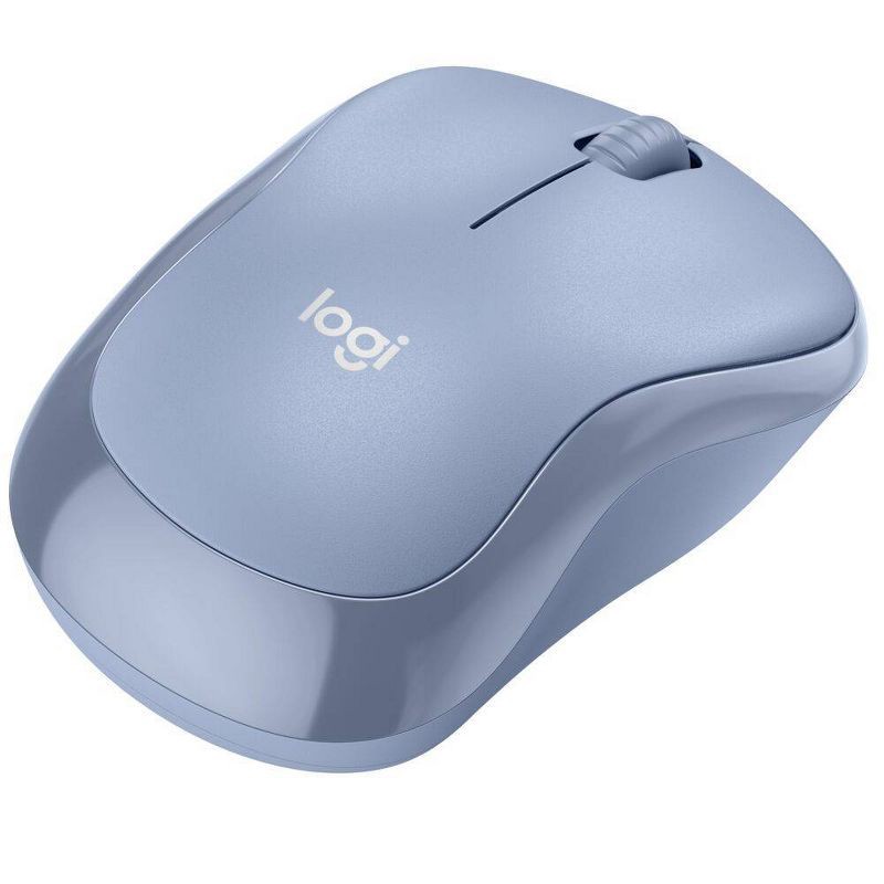 slide 3 of 5, Logitech M240 Wireless Mouse - Blue: Bluetooth, Lightweight Design, Business Use, 1 ct