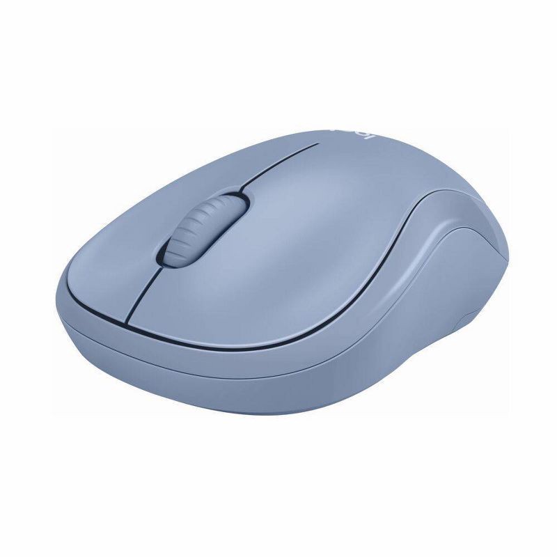 slide 4 of 5, Logitech M240 Wireless Mouse - Blue: Bluetooth, Lightweight Design, Business Use, 1 ct