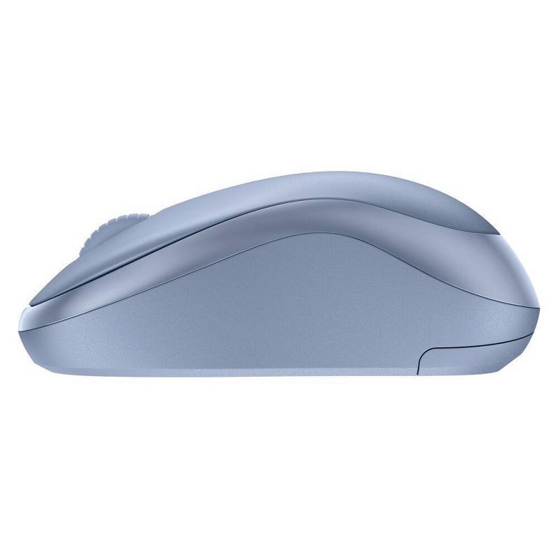slide 5 of 5, Logitech M240 Wireless Mouse - Blue: Bluetooth, Lightweight Design, Business Use, 1 ct