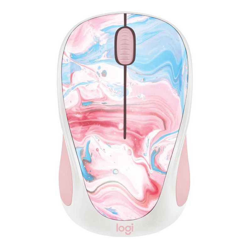 slide 1 of 3, Logitech M317C Mouse - Cotton Candy, 1 ct