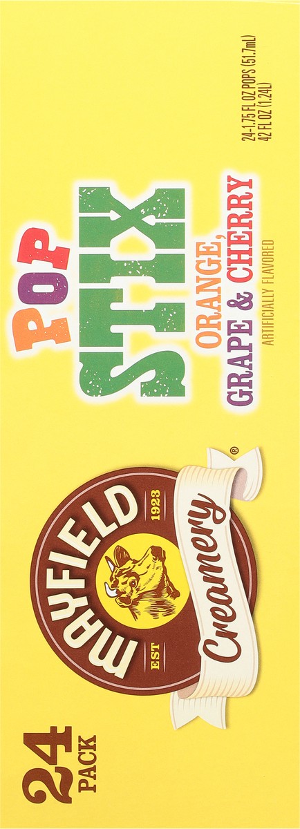 slide 2 of 9, Mayfield Creamery Orange Grape & Cherry Pop Stix 24 - 1.75 fl oz Packs, 24 ct