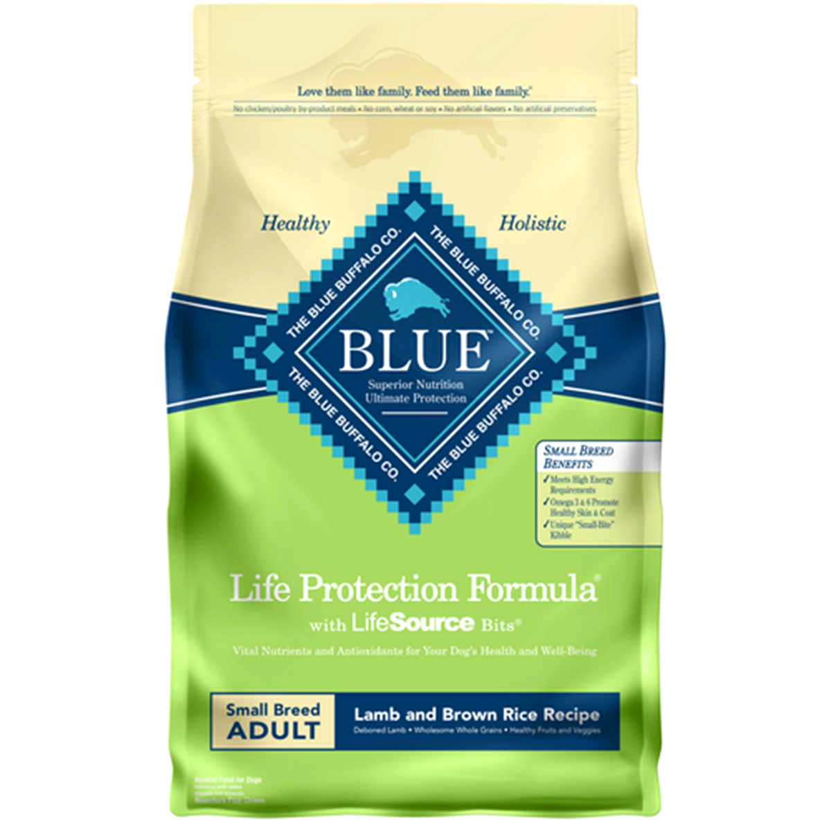 slide 1 of 1, Blue Buffalo Blue Bufflo Small Dog Lamb/Rice, 6 lb