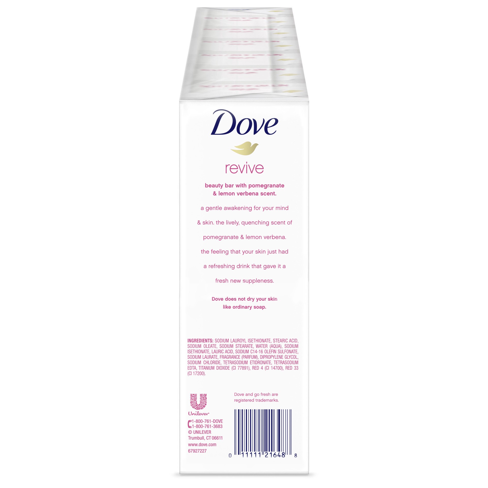 slide 2 of 6, Dove Go Fresh Beauty Bar Revive Pomegranate and Lemon Verbena, 6 ct; 4 oz