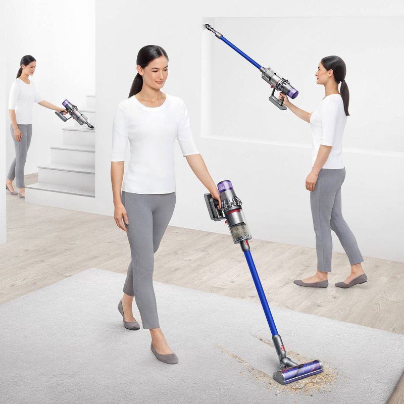 slide 2 of 10, Dyson V11 Cordless Stick Vacuum Blue: 2-Year Warranty, Multi-Surface, Bagless, Lithium Ion Battery, 3 Speeds, 1 ct